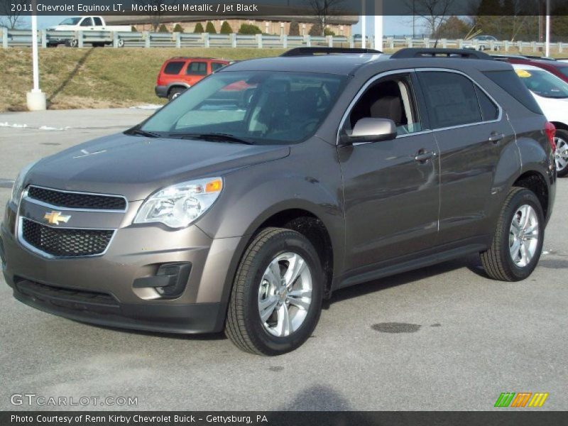 Mocha Steel Metallic / Jet Black 2011 Chevrolet Equinox LT