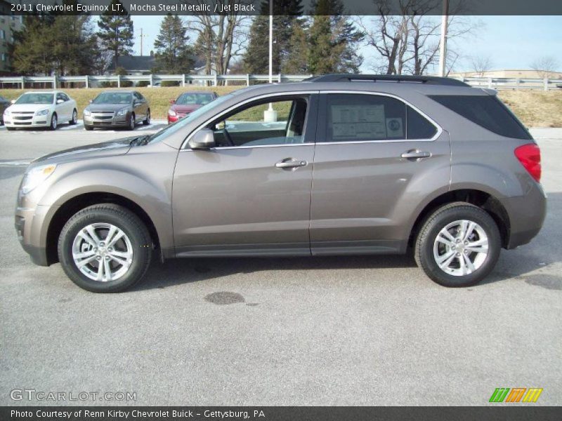 Mocha Steel Metallic / Jet Black 2011 Chevrolet Equinox LT