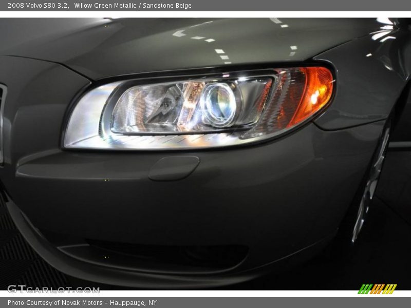 Willow Green Metallic / Sandstone Beige 2008 Volvo S80 3.2