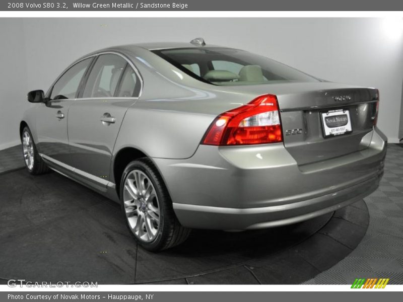 Willow Green Metallic / Sandstone Beige 2008 Volvo S80 3.2