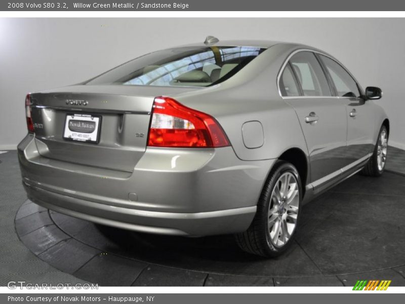 Willow Green Metallic / Sandstone Beige 2008 Volvo S80 3.2