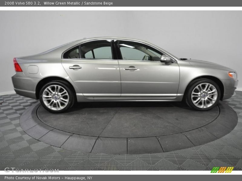 Willow Green Metallic / Sandstone Beige 2008 Volvo S80 3.2