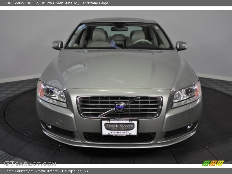 Willow Green Metallic / Sandstone Beige 2008 Volvo S80 3.2