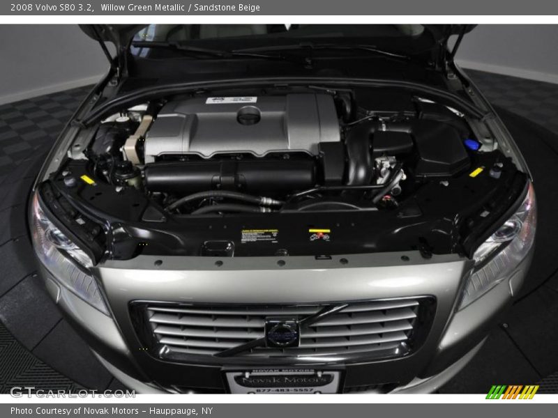Willow Green Metallic / Sandstone Beige 2008 Volvo S80 3.2