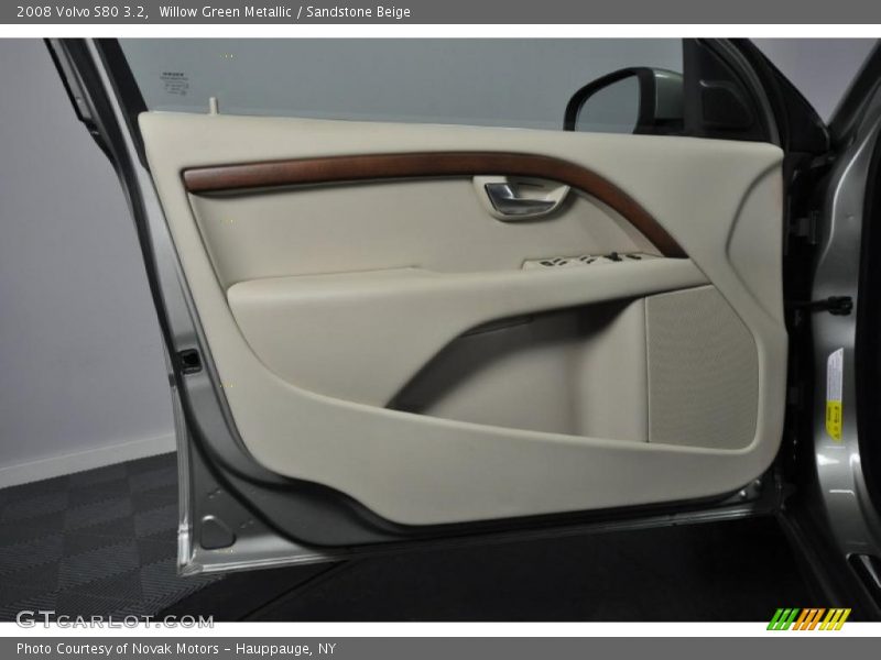 Willow Green Metallic / Sandstone Beige 2008 Volvo S80 3.2