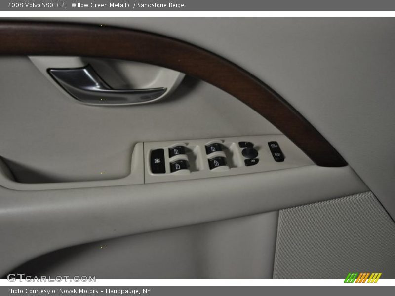Willow Green Metallic / Sandstone Beige 2008 Volvo S80 3.2