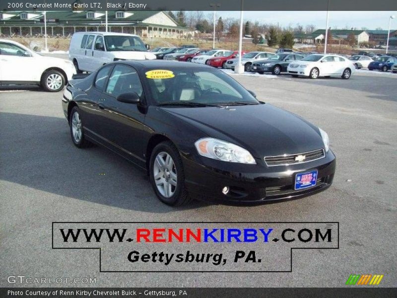 Black / Ebony 2006 Chevrolet Monte Carlo LTZ