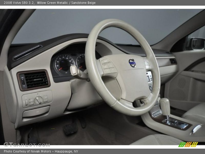 Willow Green Metallic / Sandstone Beige 2008 Volvo S80 3.2
