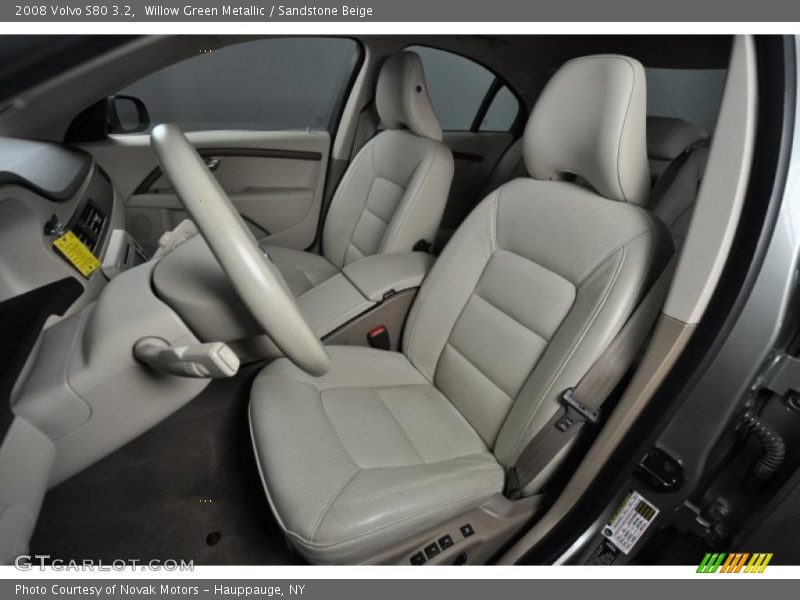 Willow Green Metallic / Sandstone Beige 2008 Volvo S80 3.2