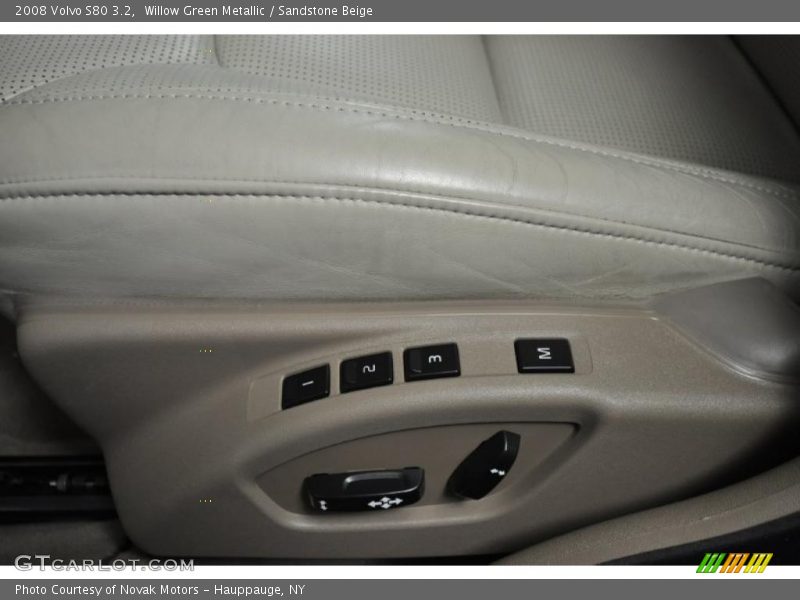Willow Green Metallic / Sandstone Beige 2008 Volvo S80 3.2