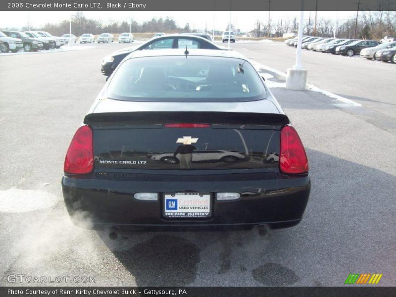 Black / Ebony 2006 Chevrolet Monte Carlo LTZ