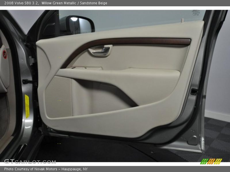 Willow Green Metallic / Sandstone Beige 2008 Volvo S80 3.2