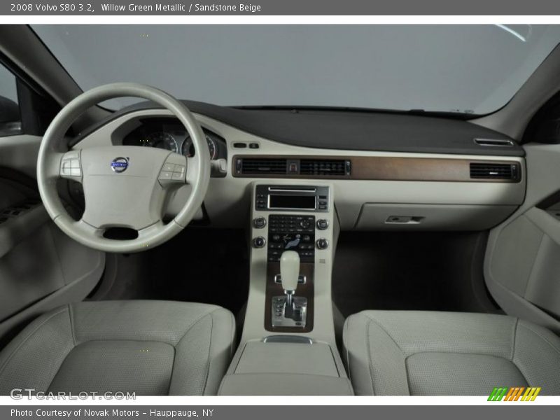 Willow Green Metallic / Sandstone Beige 2008 Volvo S80 3.2