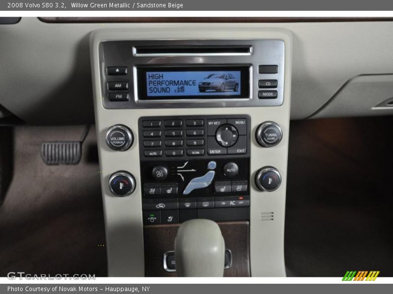 Willow Green Metallic / Sandstone Beige 2008 Volvo S80 3.2