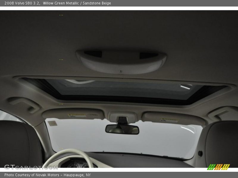 Willow Green Metallic / Sandstone Beige 2008 Volvo S80 3.2