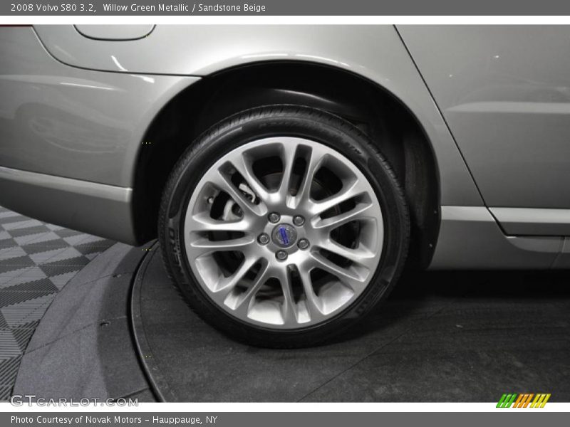 Willow Green Metallic / Sandstone Beige 2008 Volvo S80 3.2