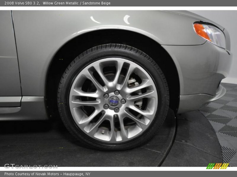 Willow Green Metallic / Sandstone Beige 2008 Volvo S80 3.2