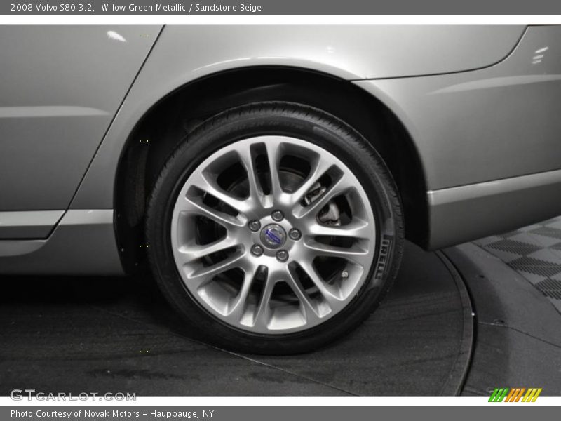 Willow Green Metallic / Sandstone Beige 2008 Volvo S80 3.2