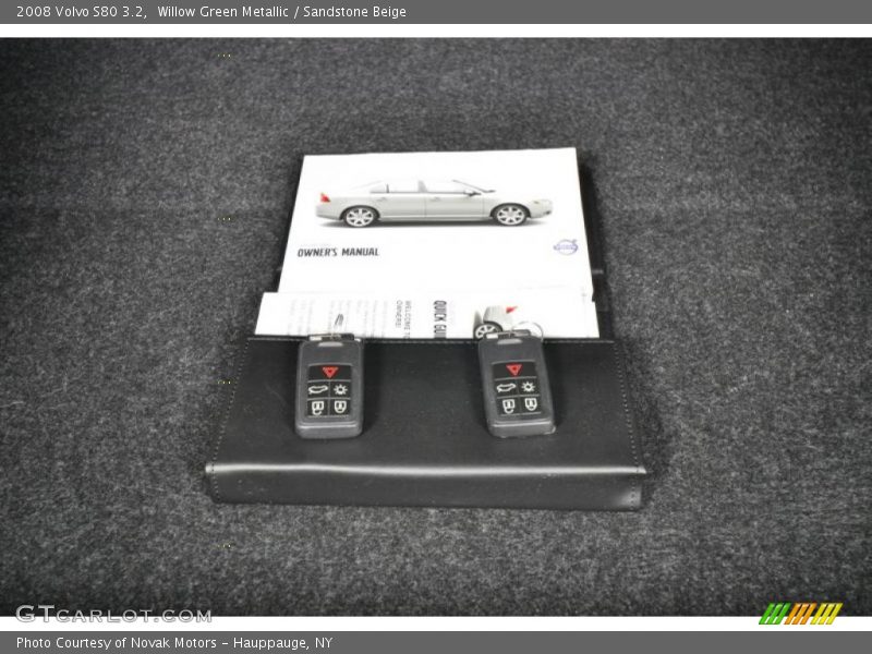Willow Green Metallic / Sandstone Beige 2008 Volvo S80 3.2