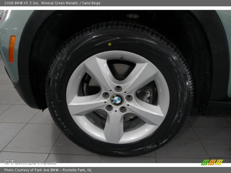 Mineral Green Metallic / Sand Beige 2008 BMW X5 3.0si