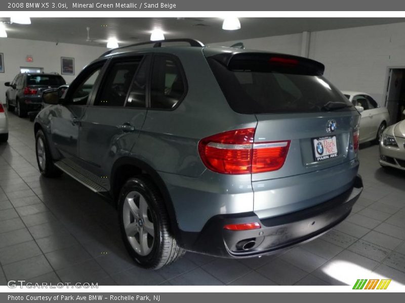 Mineral Green Metallic / Sand Beige 2008 BMW X5 3.0si