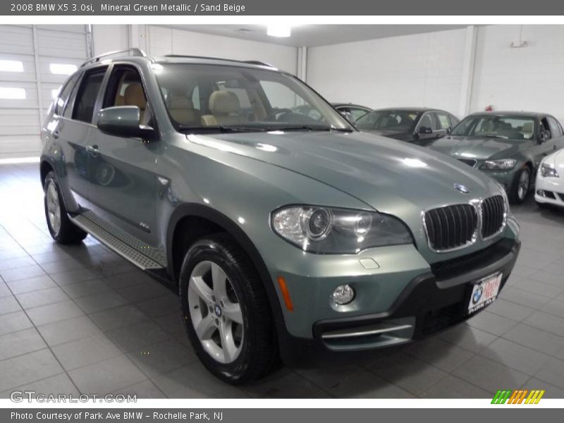 Mineral Green Metallic / Sand Beige 2008 BMW X5 3.0si