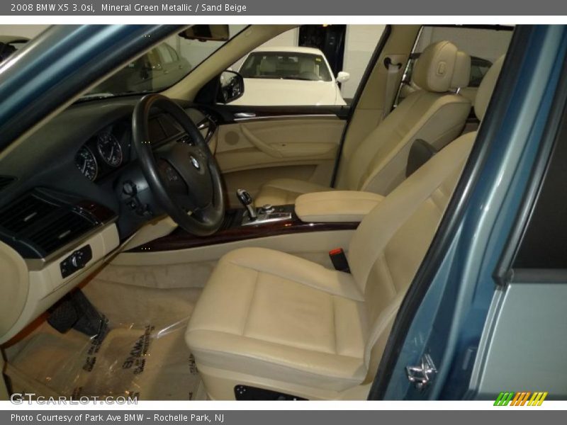 Mineral Green Metallic / Sand Beige 2008 BMW X5 3.0si
