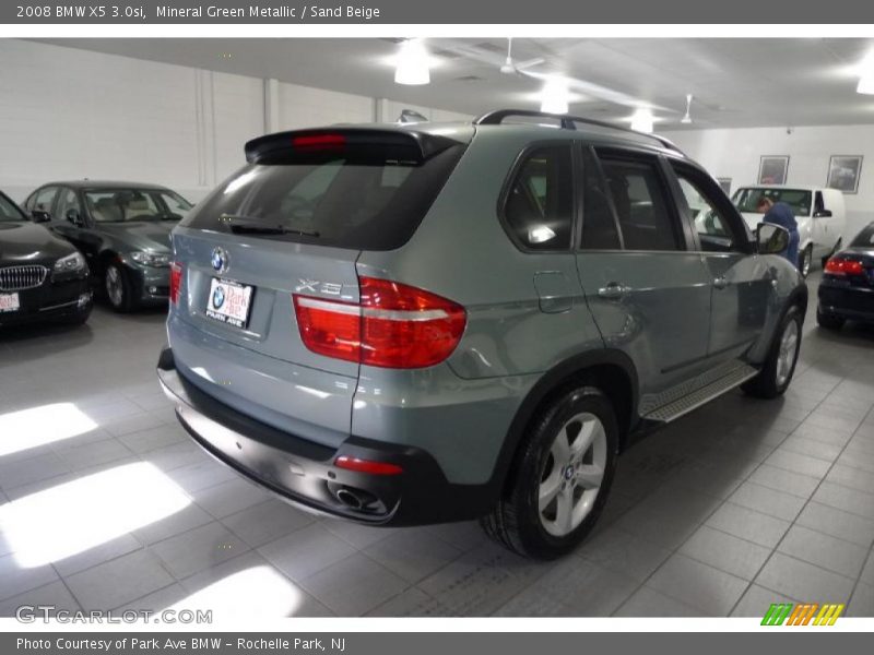 Mineral Green Metallic / Sand Beige 2008 BMW X5 3.0si
