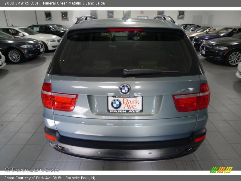 Mineral Green Metallic / Sand Beige 2008 BMW X5 3.0si