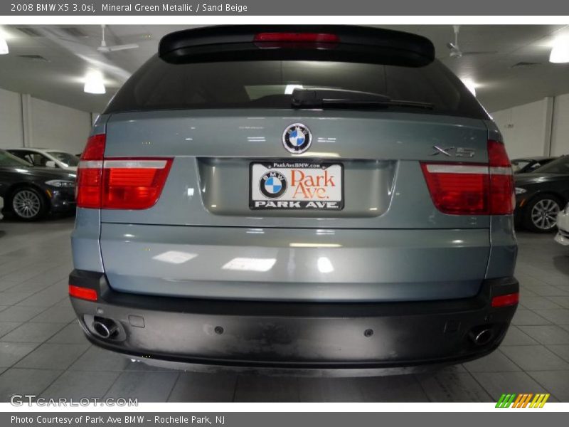 Mineral Green Metallic / Sand Beige 2008 BMW X5 3.0si