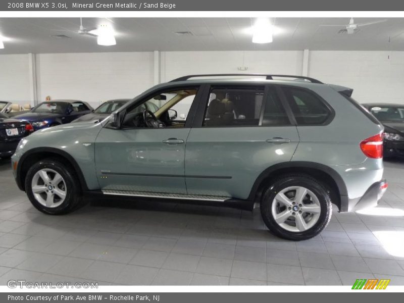 Mineral Green Metallic / Sand Beige 2008 BMW X5 3.0si