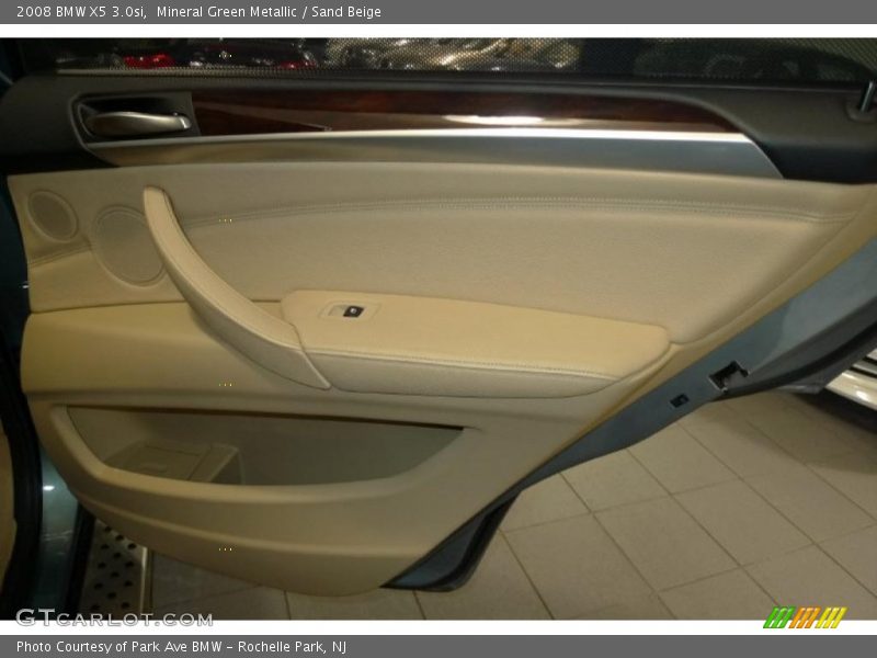 Mineral Green Metallic / Sand Beige 2008 BMW X5 3.0si