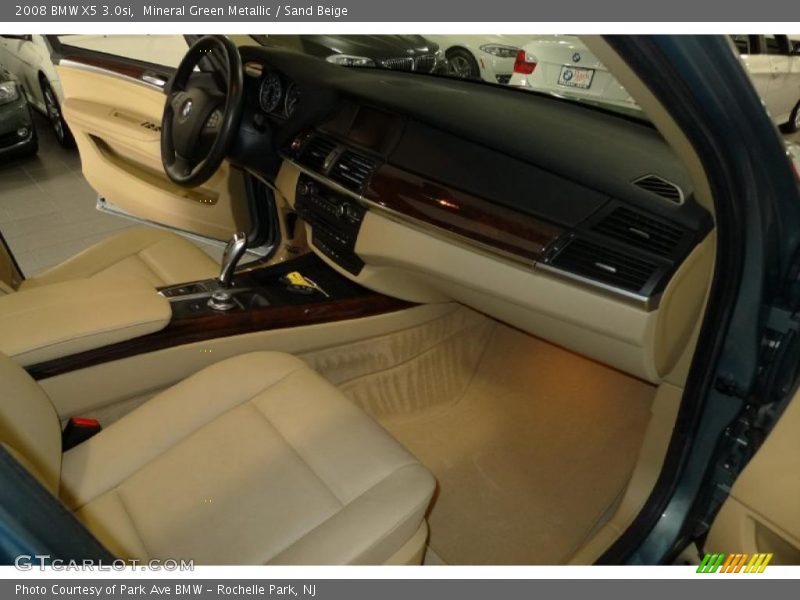 Mineral Green Metallic / Sand Beige 2008 BMW X5 3.0si