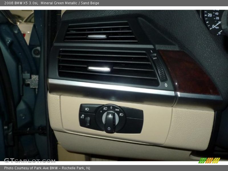 Mineral Green Metallic / Sand Beige 2008 BMW X5 3.0si