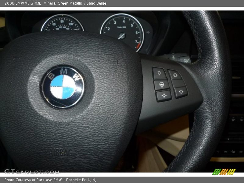 Mineral Green Metallic / Sand Beige 2008 BMW X5 3.0si