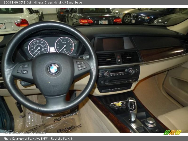 Mineral Green Metallic / Sand Beige 2008 BMW X5 3.0si
