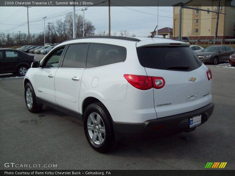 Summit White / Ebony 2009 Chevrolet Traverse LT