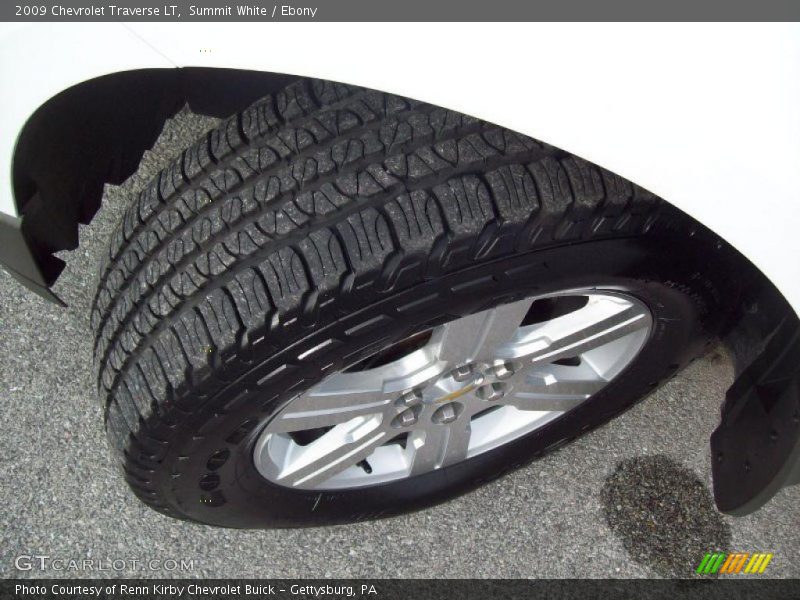 Summit White / Ebony 2009 Chevrolet Traverse LT