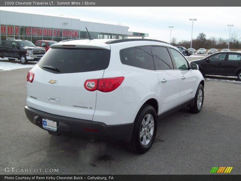 Summit White / Ebony 2009 Chevrolet Traverse LT