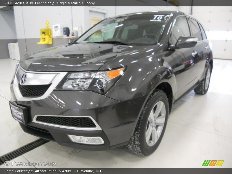 Grigio Metallic / Ebony 2010 Acura MDX Technology