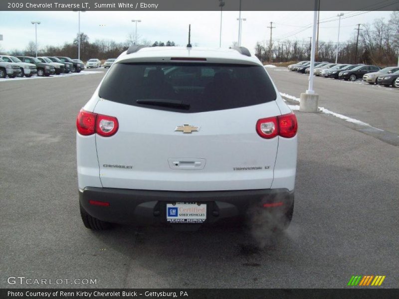 Summit White / Ebony 2009 Chevrolet Traverse LT