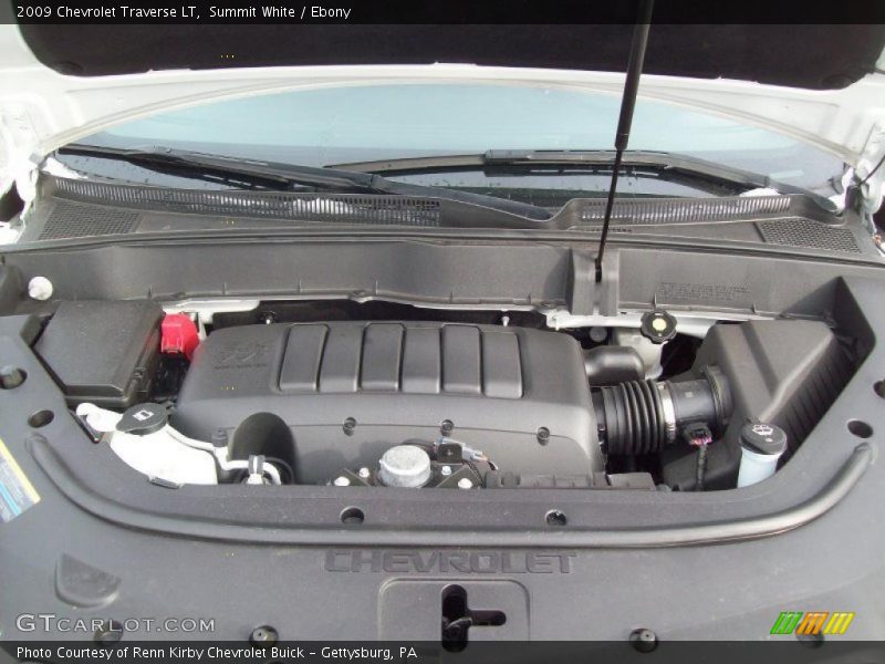 Summit White / Ebony 2009 Chevrolet Traverse LT