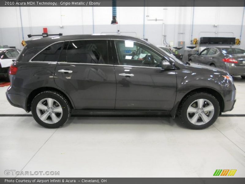 Grigio Metallic / Ebony 2010 Acura MDX Technology