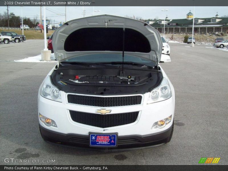 Summit White / Ebony 2009 Chevrolet Traverse LT