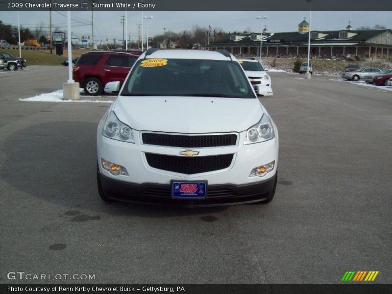 Summit White / Ebony 2009 Chevrolet Traverse LT
