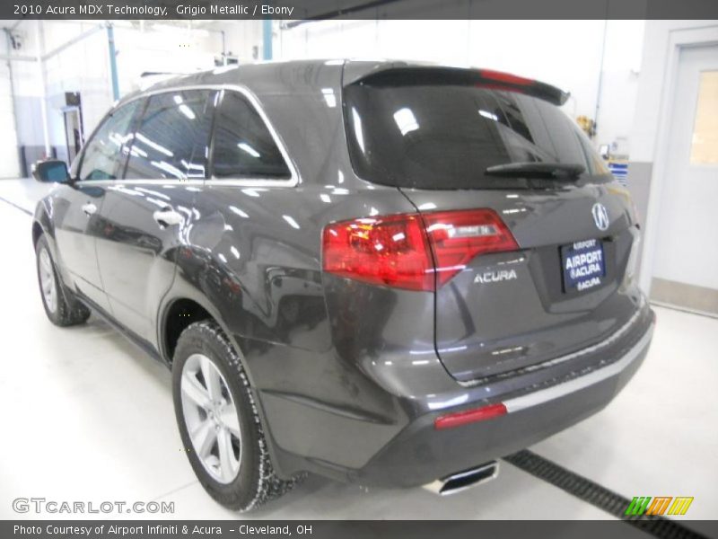 Grigio Metallic / Ebony 2010 Acura MDX Technology