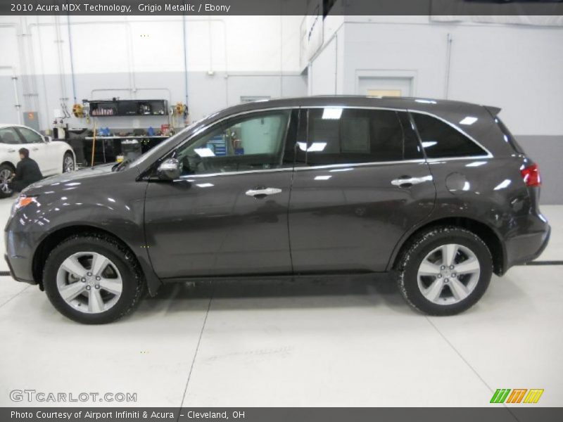 Grigio Metallic / Ebony 2010 Acura MDX Technology
