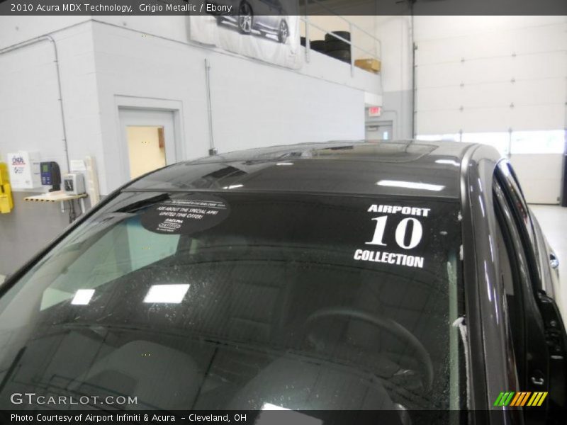 Grigio Metallic / Ebony 2010 Acura MDX Technology