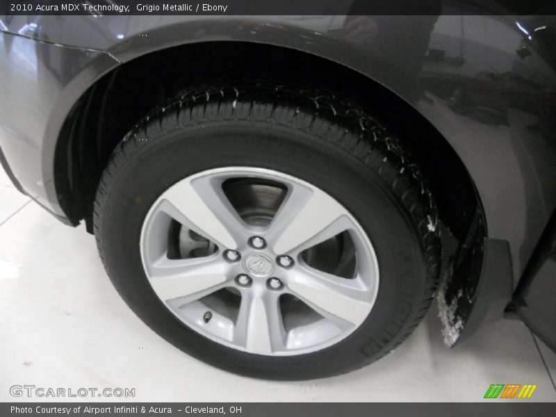 Grigio Metallic / Ebony 2010 Acura MDX Technology