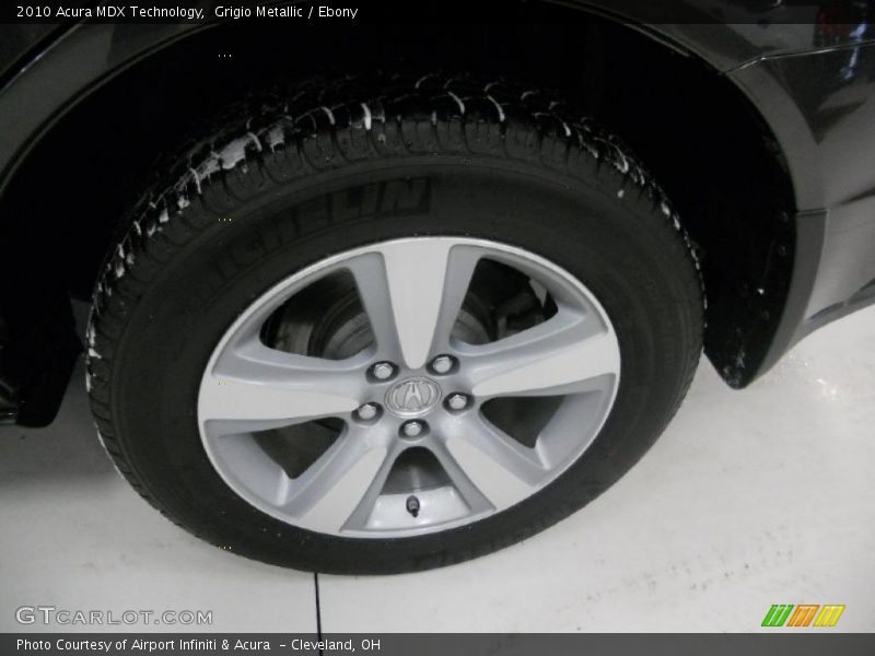 Grigio Metallic / Ebony 2010 Acura MDX Technology